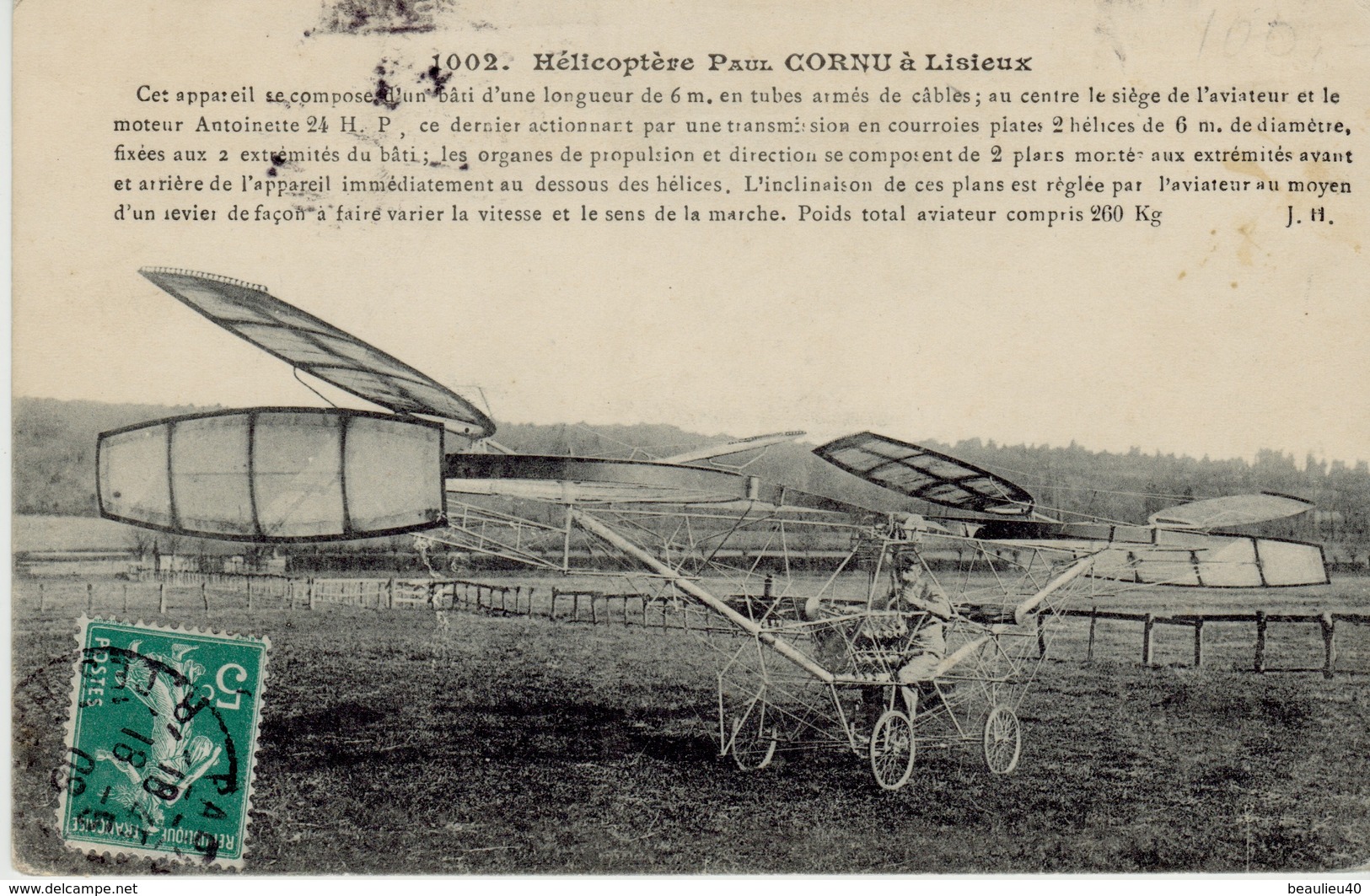 Hélicoptère Paul Cornu à Lisieux - Hélicoptères