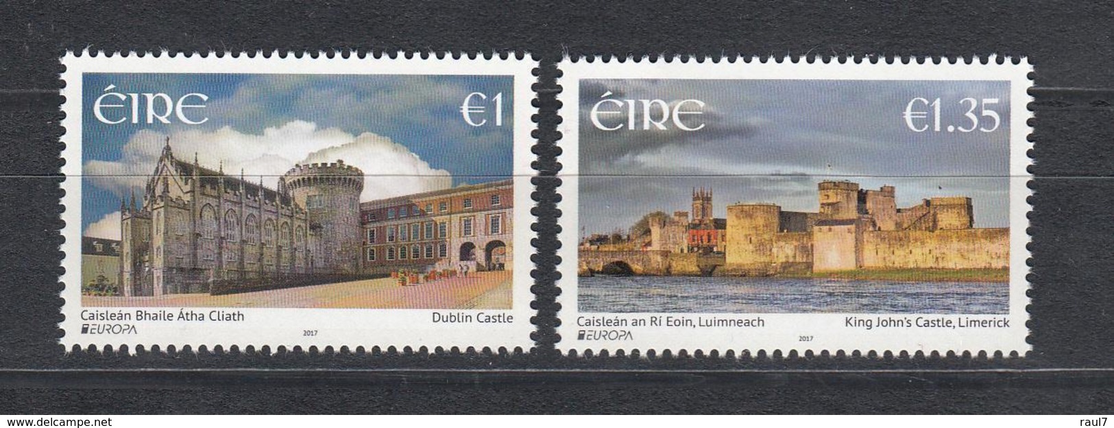 IRLANDE 2017 - Châteaux, Europa 2017  - 2 Val Neufs // Mnh - Neufs