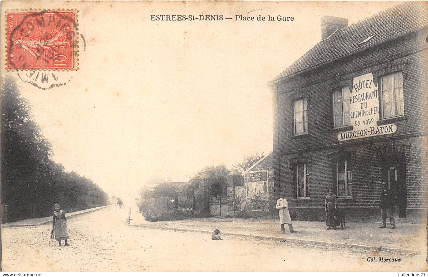 60-ESTREES-SAINT-DENIS- PLACE DE LA GARE - Estrees Saint Denis
