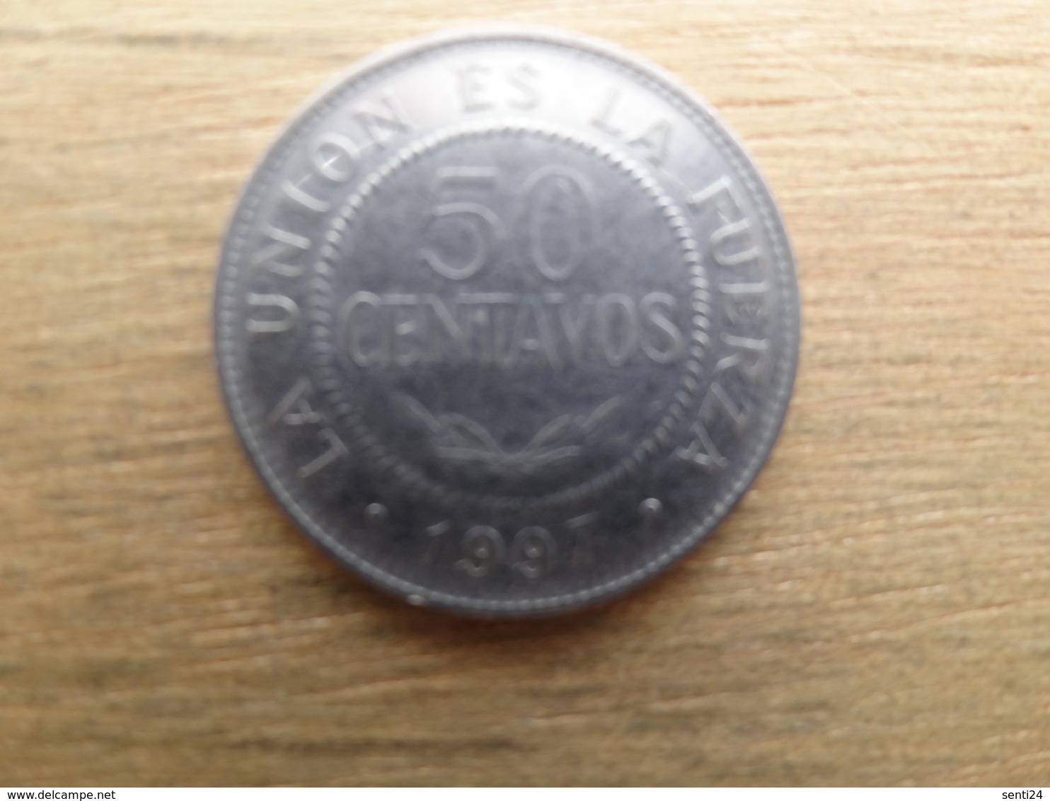 Bolivie  50  Centavos  1997  Km 204 - Bolivie