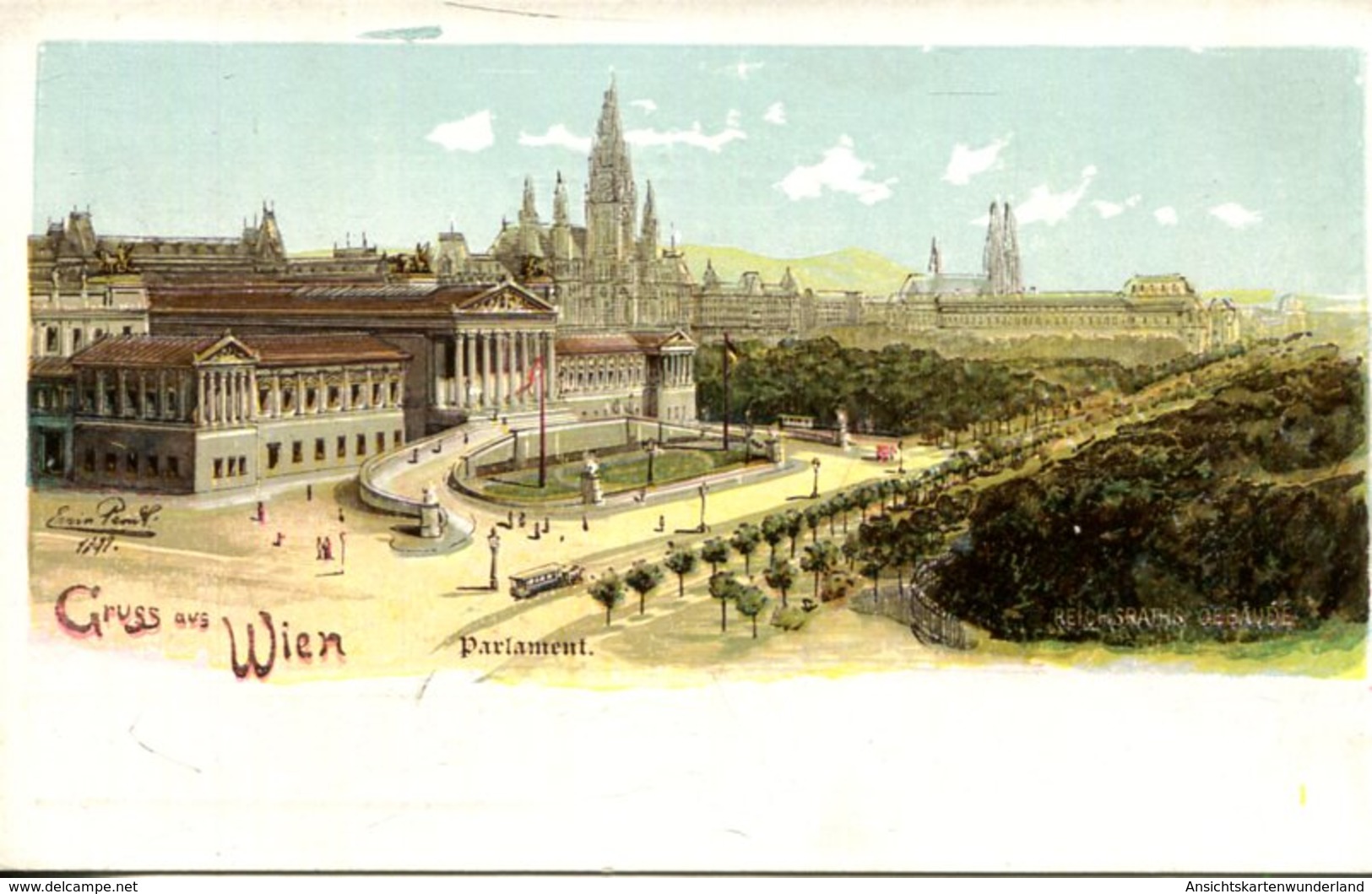 003598 Wien - Parlament - Ringstrasse