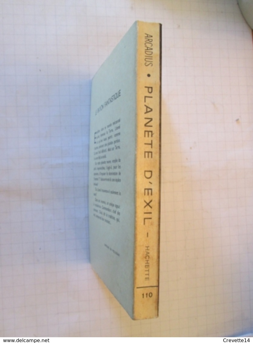SF2012 : Science Fiction SF Anticipation HACHETTE  / LE RAYON FANTASTIQUE N°110 En Fait 111 :  ARCADIUS / PLANETE D'EXIL - Le Rayon Fantastique