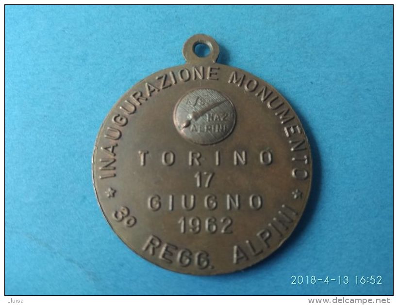 Alpini  3° Reggimento Inaugurazione Monumento Torino 1962 - Altri & Non Classificati