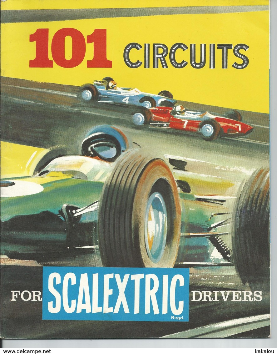 CATALOGUE SCALEXTRIC 101 CIRCUITS JIM CLARK - Toy Memorabilia