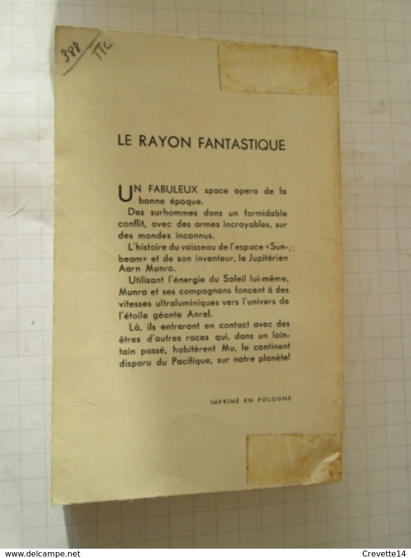 SF0714 : Science Fiction SF Anticipation HACHETTE  / LE RAYON FANTASTIQUE N°110 LA MACHINE SUPREME / JOHN W CAMPBELL  , - Le Rayon Fantastique