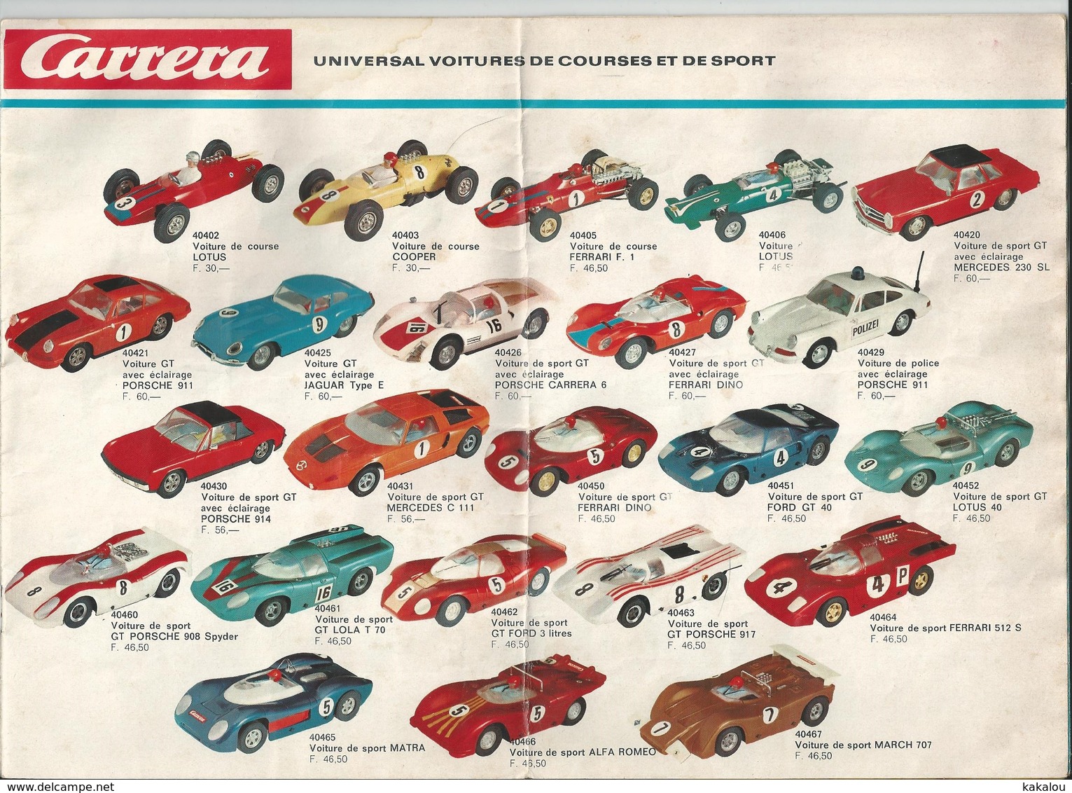 CATALOGUE CARRERA 1971/1972 - Toy Memorabilia