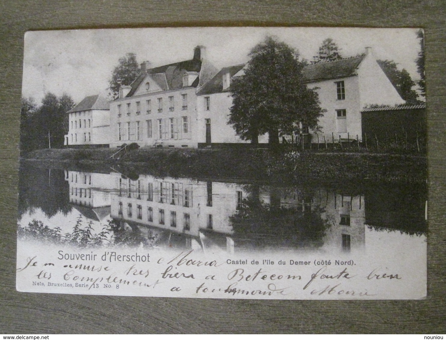 CPA - Bruxelles - Souvenir D' Aerschot ( Aarschot) Castel De L'île Du Demer (côté Nord) - Nels Série 13 No 8 - Aarschot