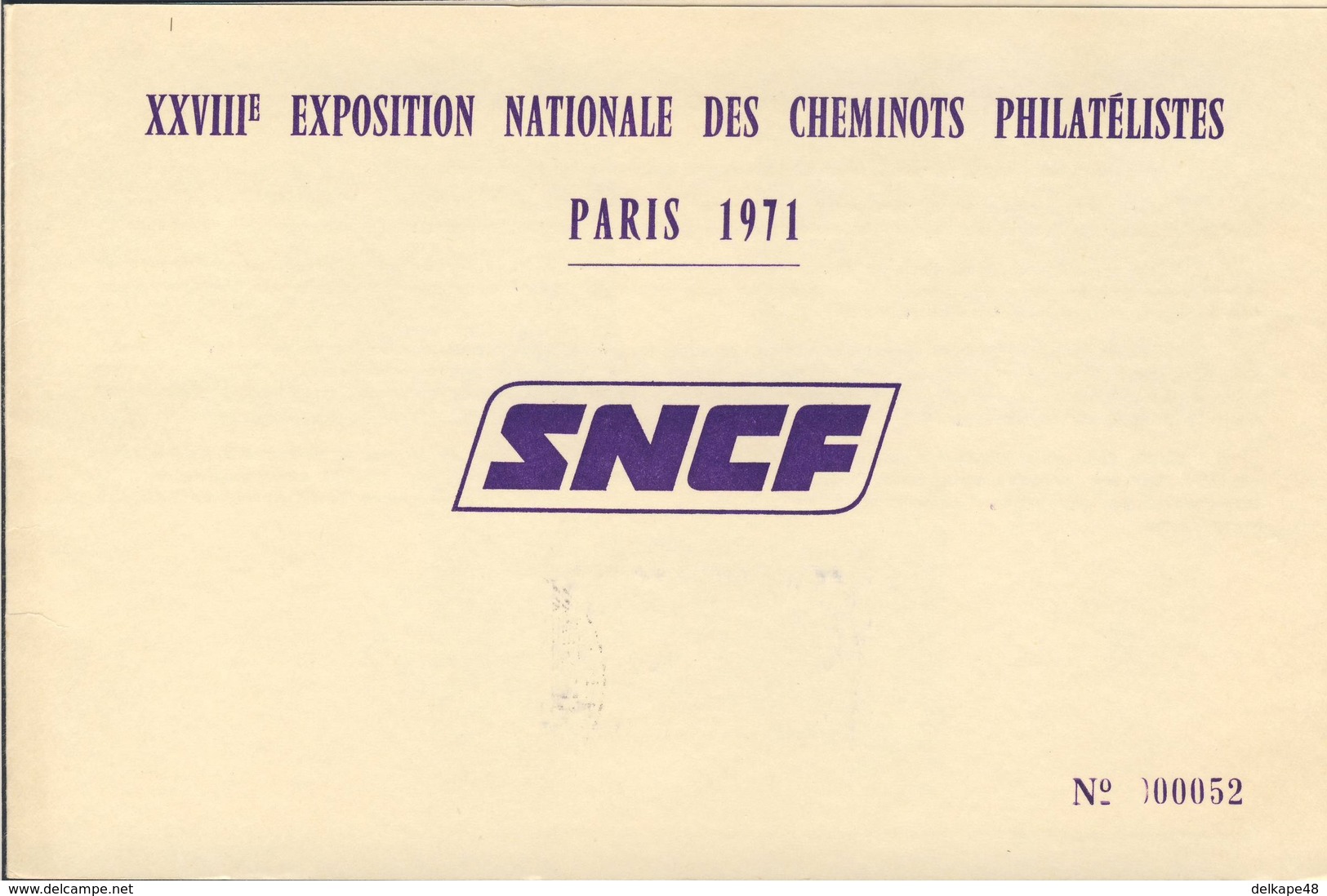 France Rep. Française 1971 Encartage - Train Autos-couchettes SNCF / Autoreisezug / Car-Sleeper / Autoslaap - Auto's