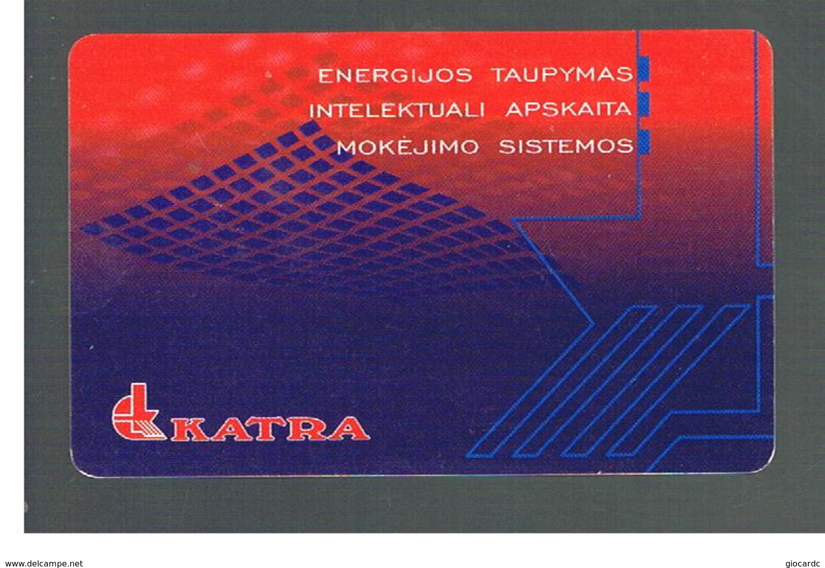 LITUANIA (LITHUANIA) -  1999  KATRA  - USED - RIF. 10731 - Litauen
