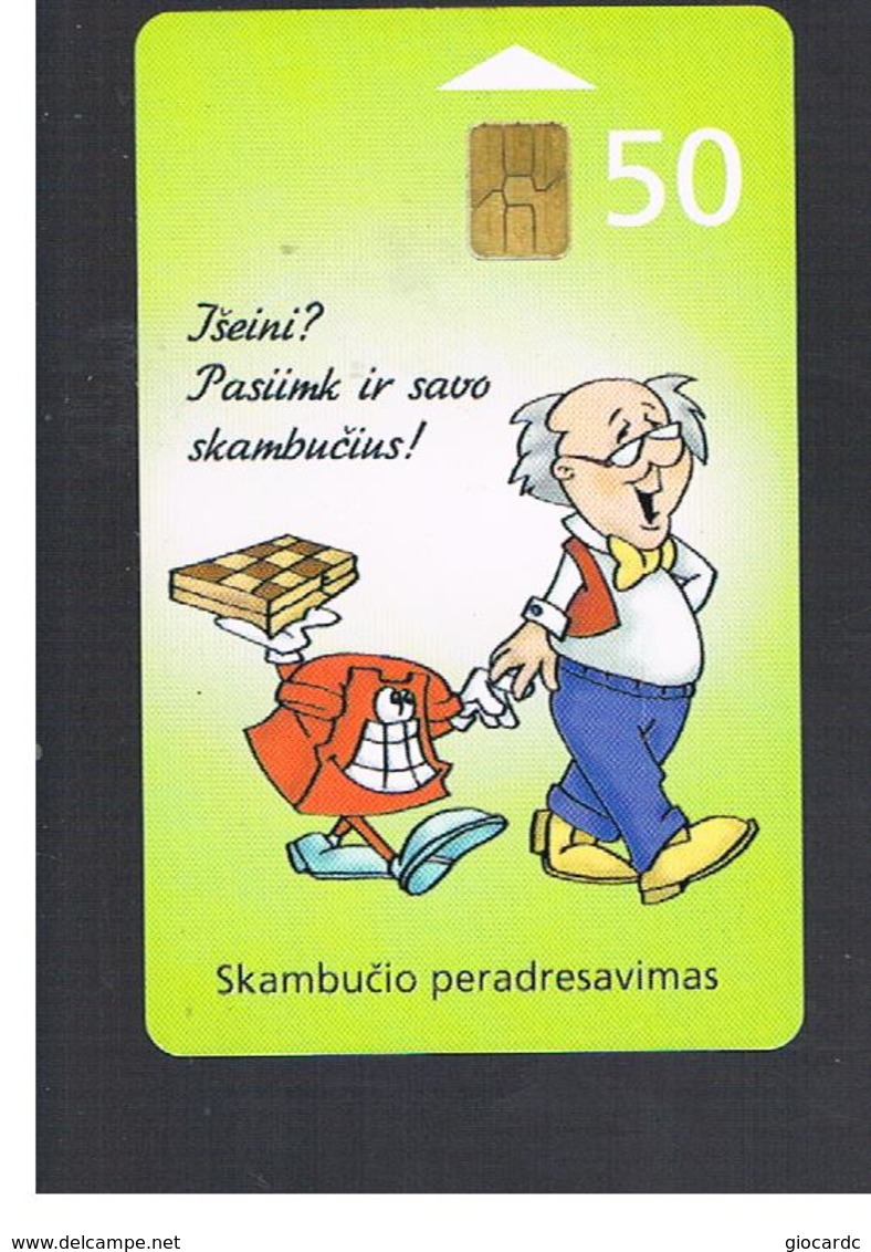 LITUANIA (LITHUANIA) -  2000 CALL FORWARDING, CARTOON    - USED - RIF. 10739 - Fumetti