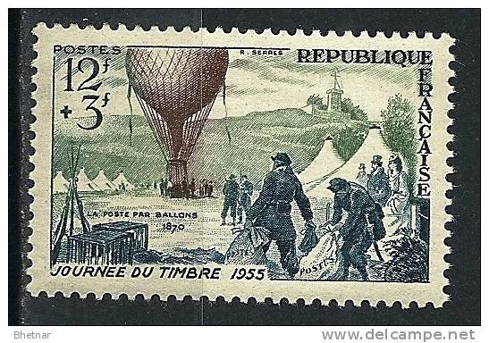 FR YT 1018  " Journée Du Timbre 1955 " Neuf** - Unused Stamps