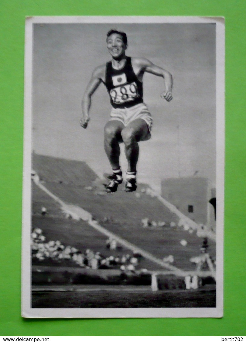 Image 120 X 80 - JEUX OLYMPIQUES 1932 - TRIPLE-SAUT - CHUHEI NAMBU Médaille D'or    - Voir Détails Au Verso - Sports