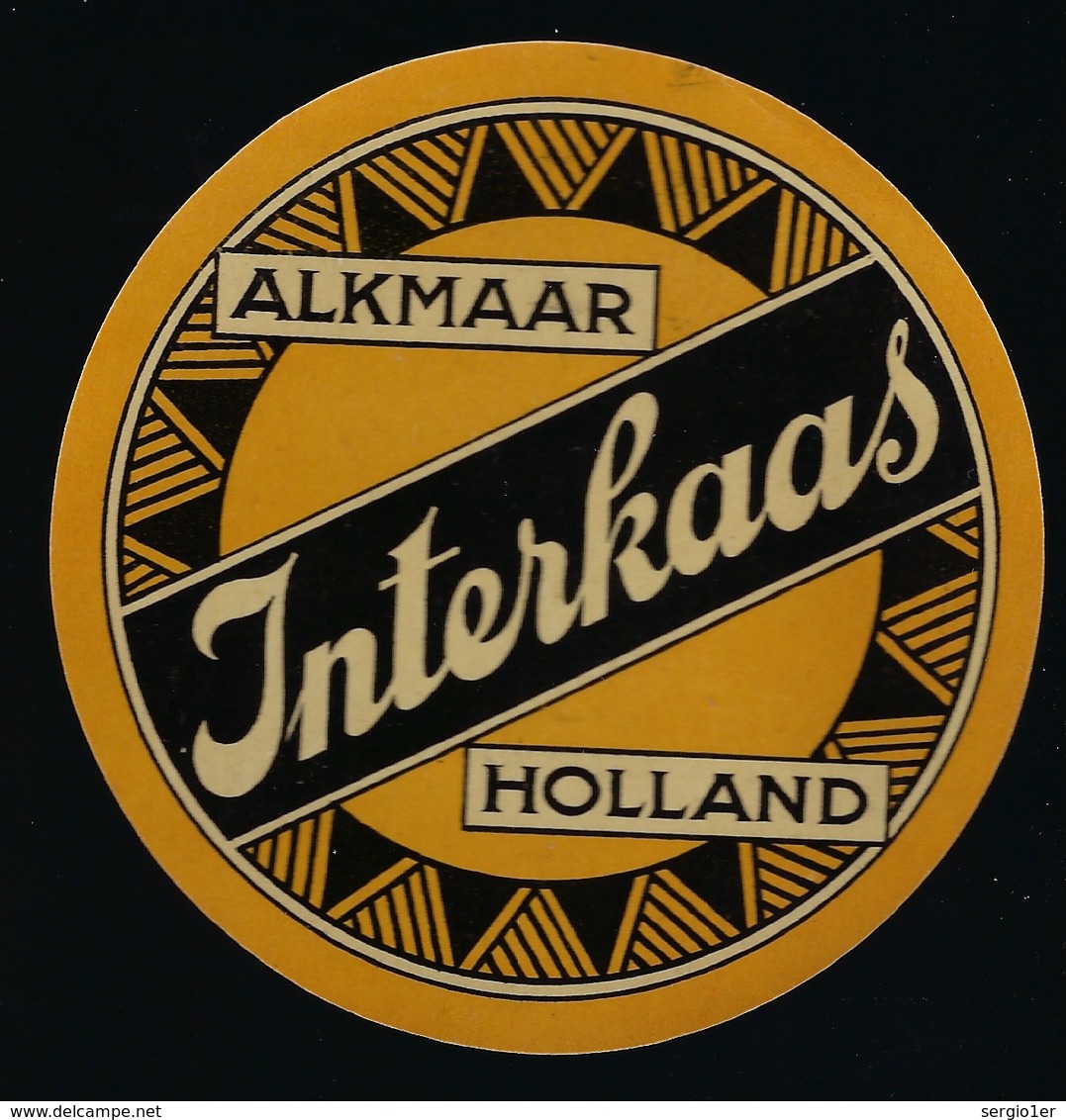 1 Etiquette Fromage -  Hollande A Voir !  Interkaas Alkmaar - Fromage