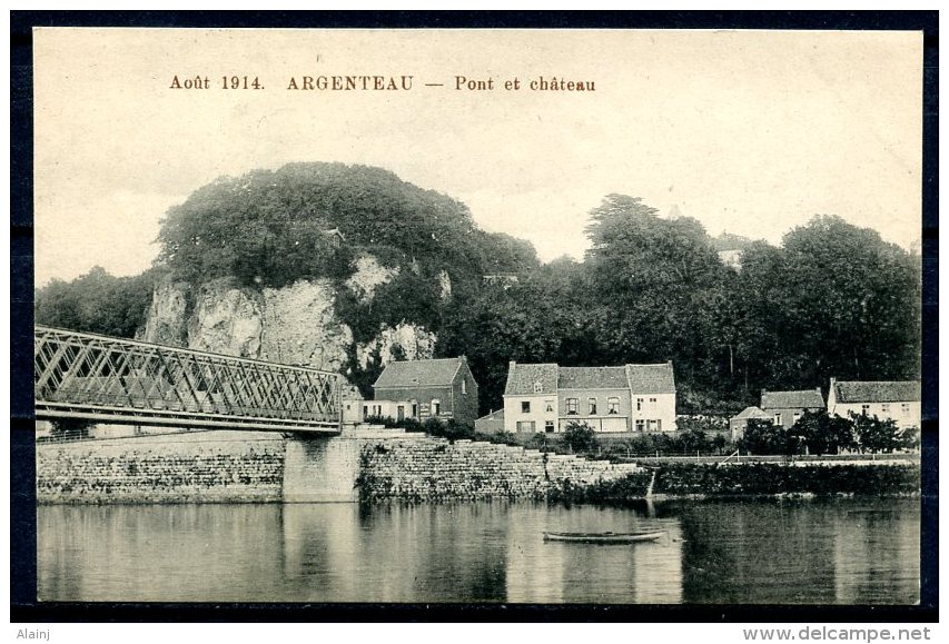 CP   Argenteau   ---    1914   ---   Pont Et Château - Wezet
