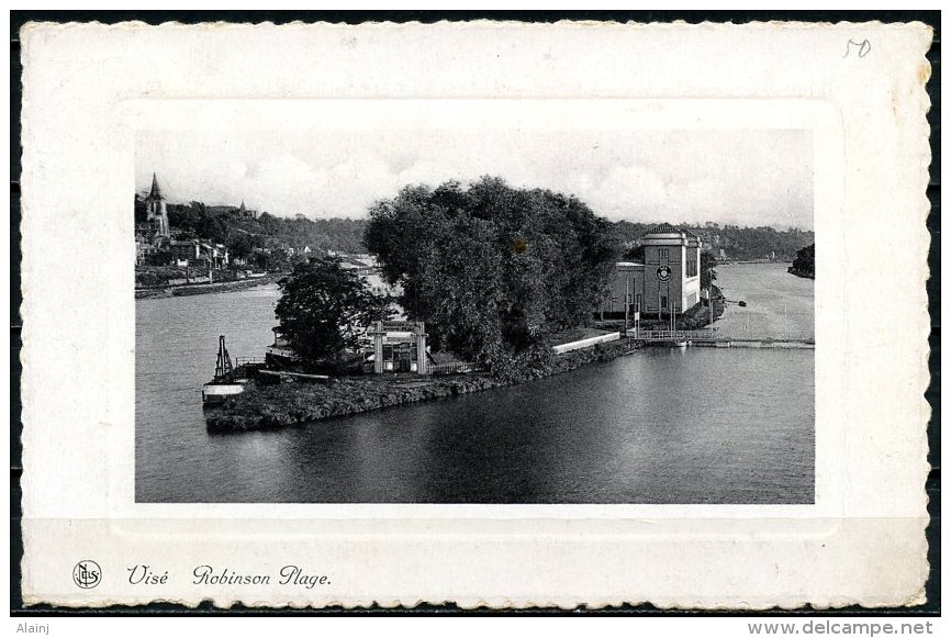 CP   Visé   ---   1938  --  Ile Robinson / Robinson Plage - Wezet