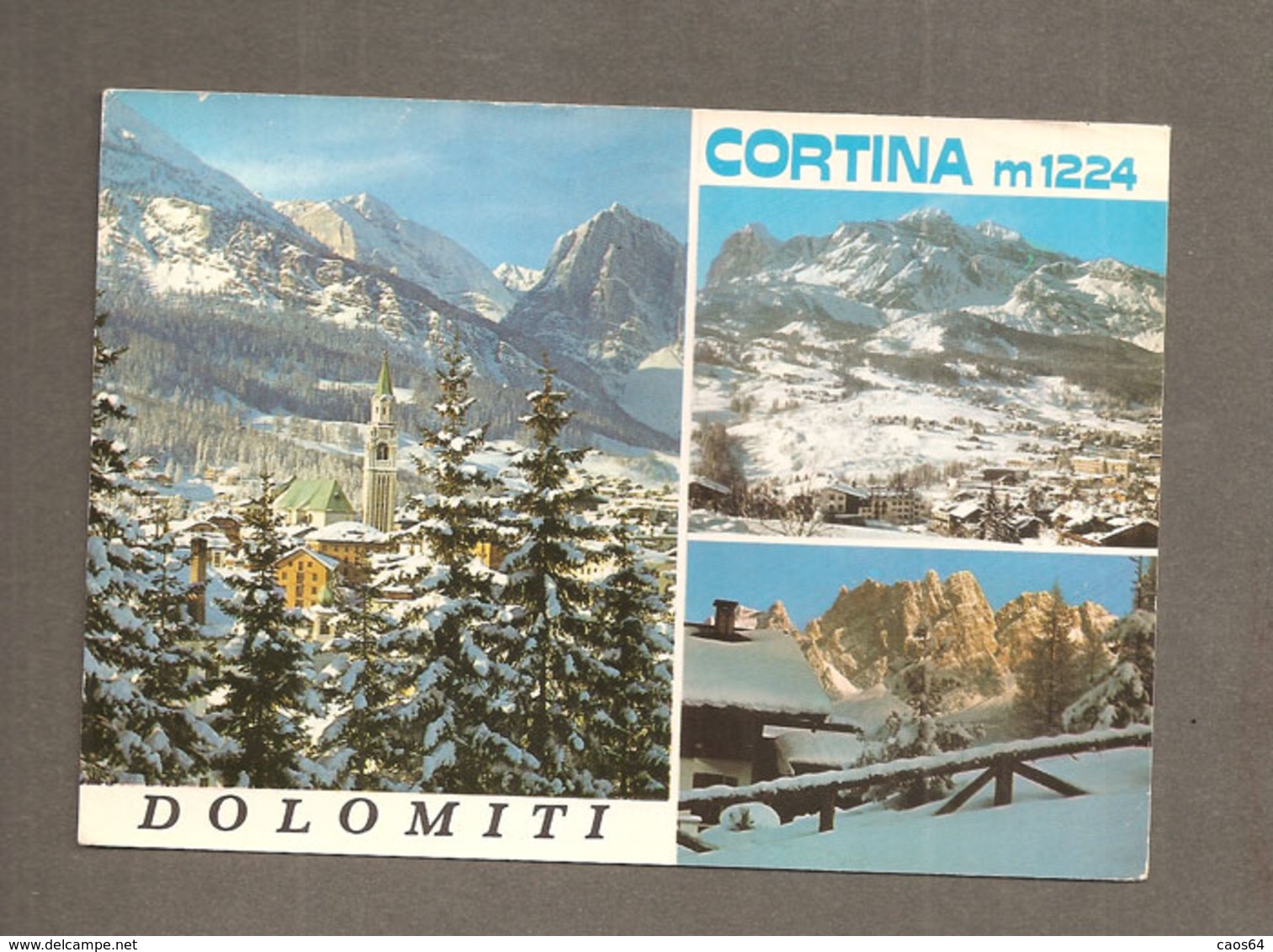 1977 NATALE ITALIA STORIA POSTALE 1979 Lire 120 ISOLATO SU CARTOLINA CORTINA D'AMPEZZO - 1971-80: Storia Postale