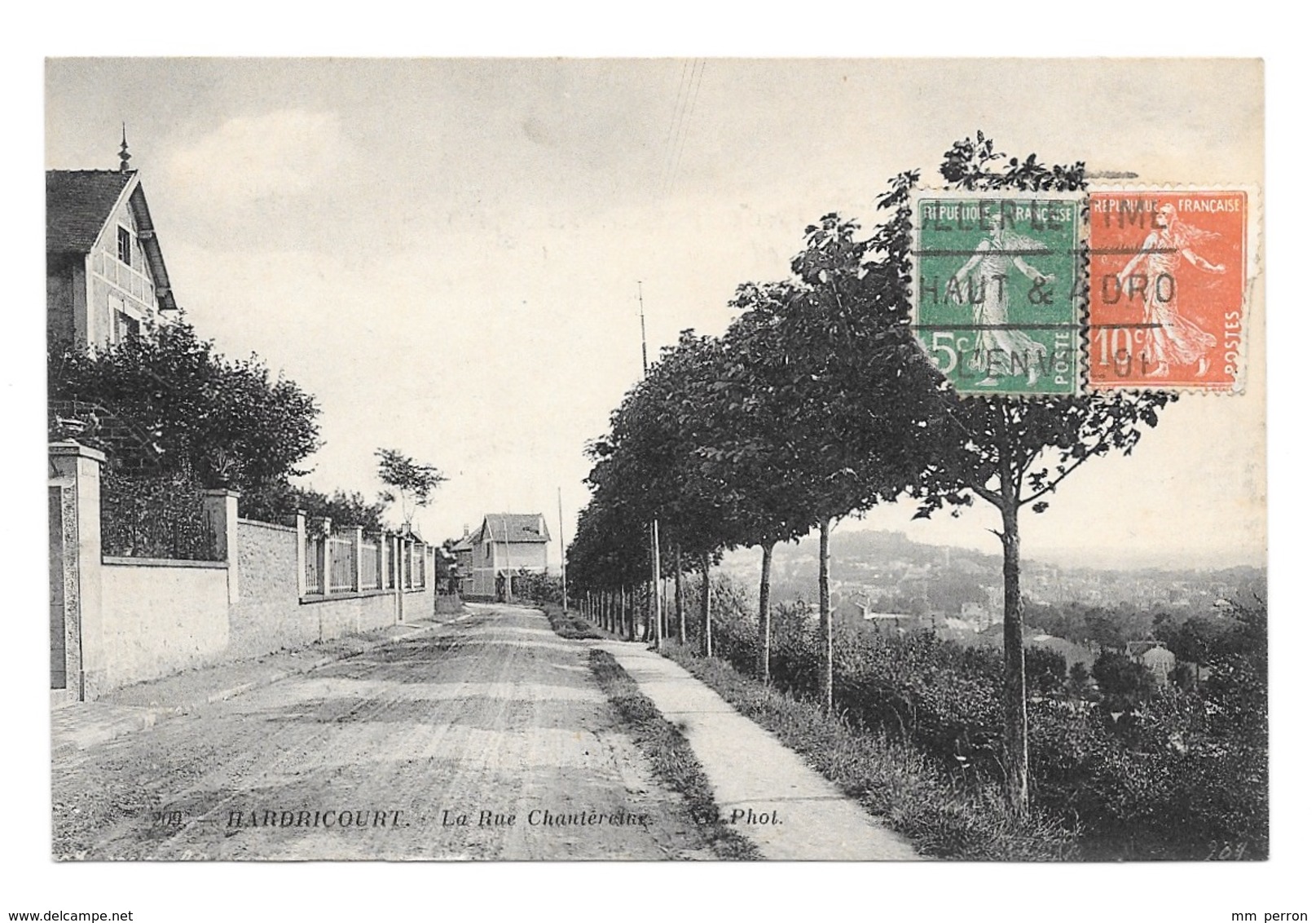 (19532-78) Hardricourt - La Rue Chantéreine - Hardricourt