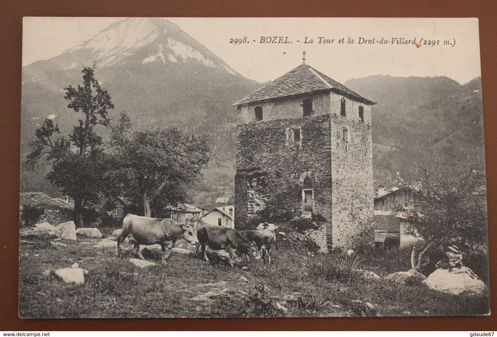 BOZEL (73) - LA TOUR ET LA DENT DU VILLARD - Bozel