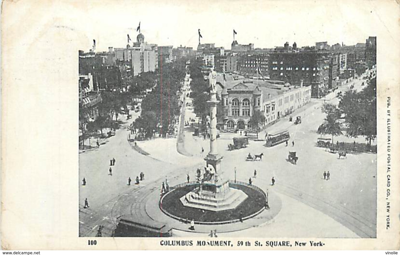 PIE-R-18-1753 : NEW-YORK CITY. COLUBUS MONUMENT 59 TH ST. SQUARE - Brooklyn