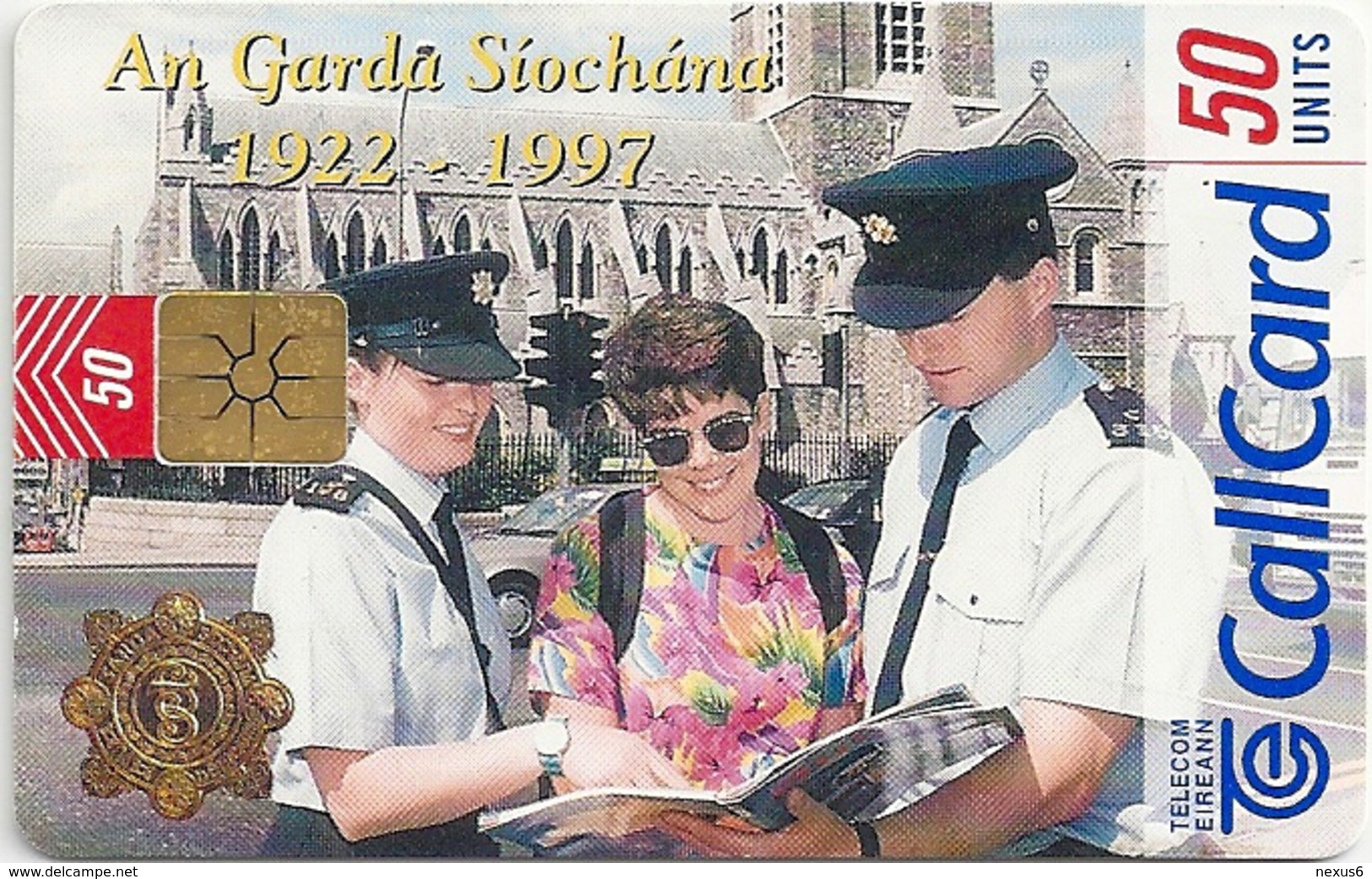 Ireland - Eircom - An Garda Siochana 1922 - 1997 - 50Units, 11.1997, 50.000ex, Used - Ireland