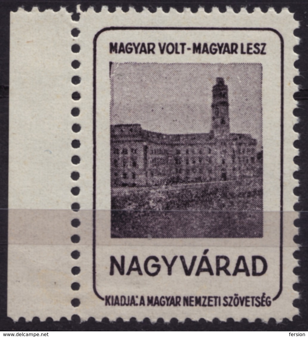 NAGYVÁRAD ORADEA City Town Hall House - Occupation Revisionism WW1 Romania Hungary Transylvania - MNH - Transsylvanië