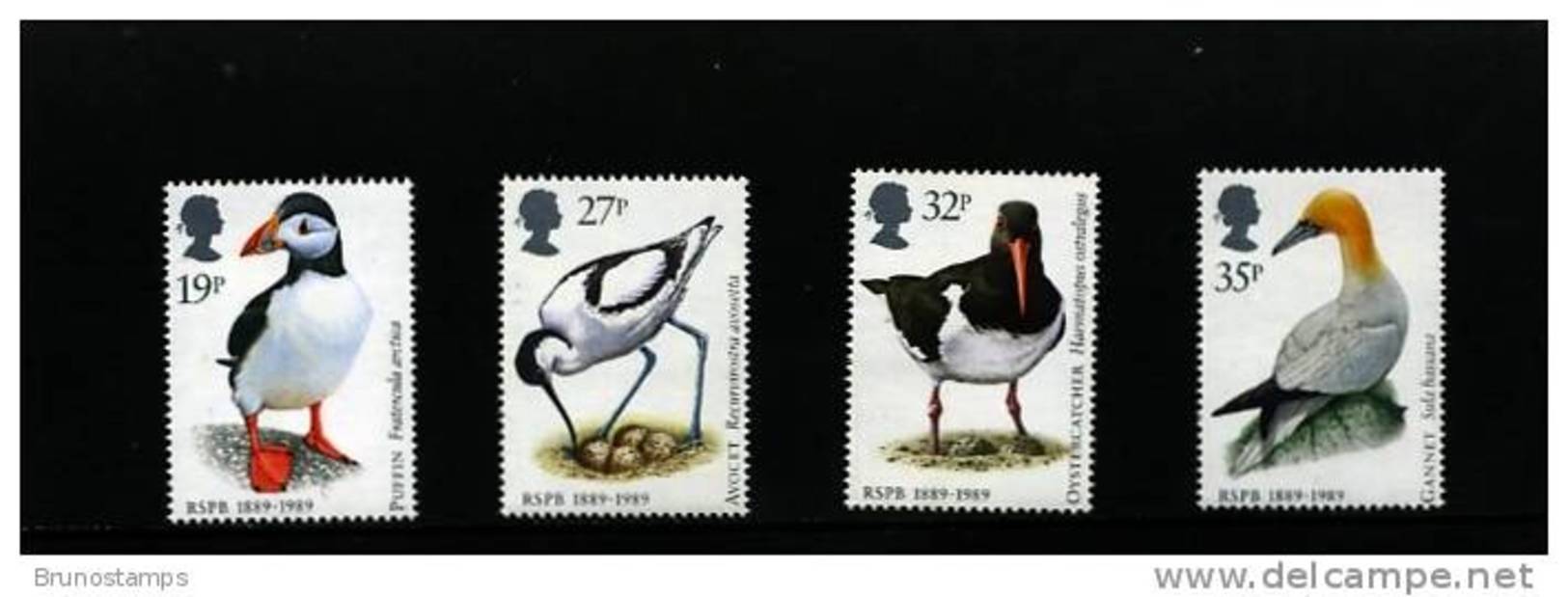 GREAT BRITAIN - 1989  PROTECTION OF BIRDS   SET MINT NH - Nuovi