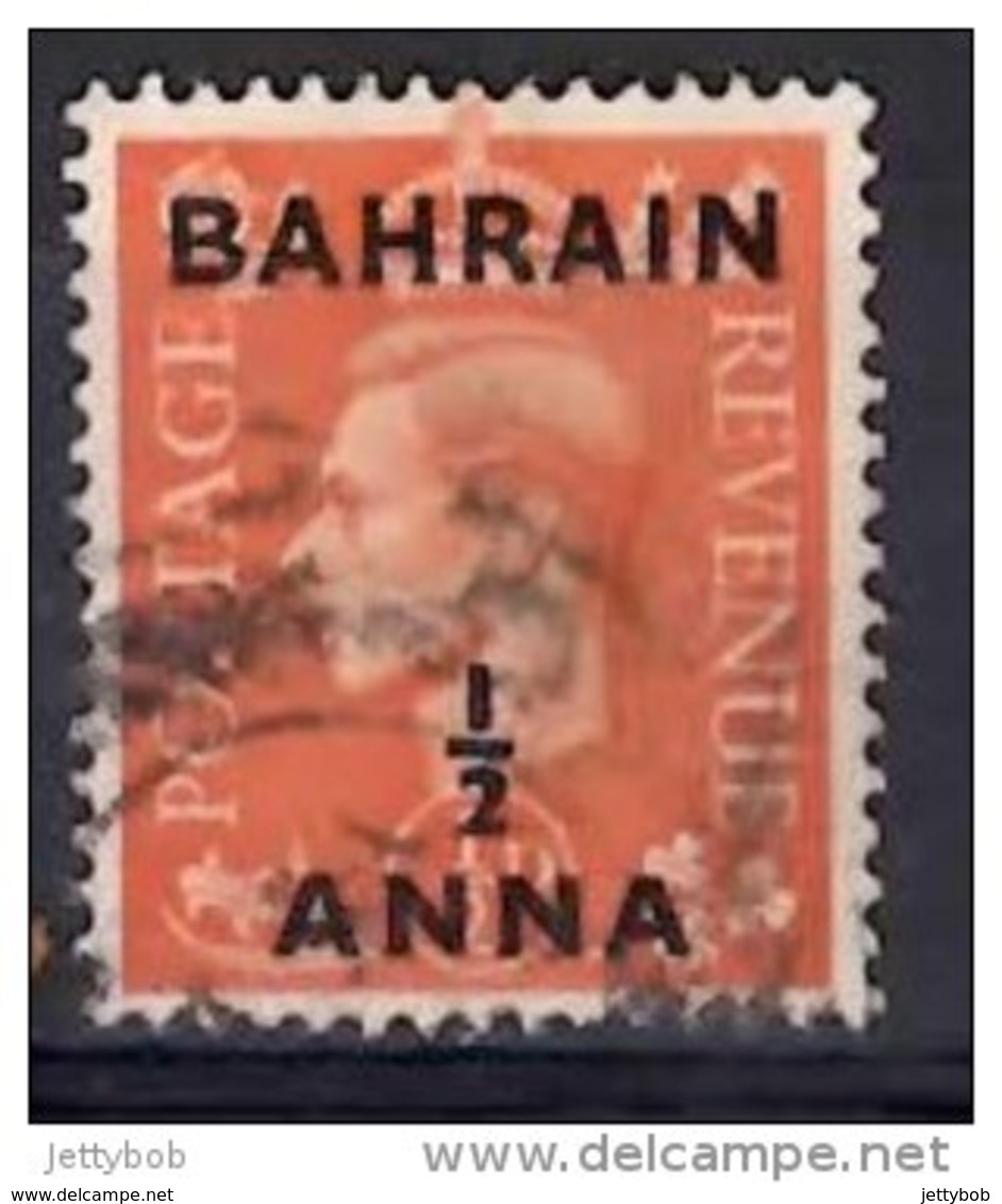BAHRAIN 1950 Overprint On GB Stamps KGVI 0.5a Used - Bahrain (...-1965)