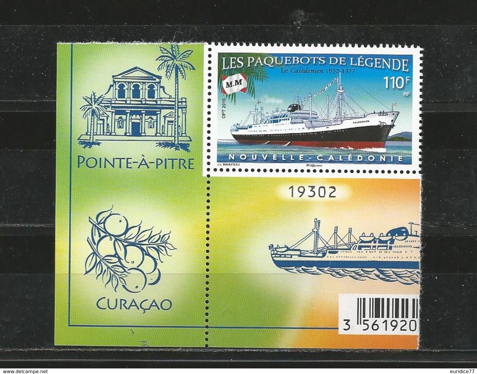 New Caledonia 2016 - Paquebots De Légende Mnh - Unused Stamps