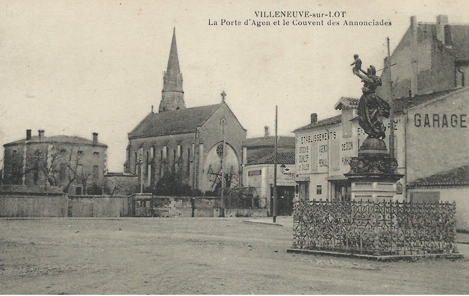 47 - VILLENEUVE-SUR-LOT - La Porte D'Agen Et Le Couvent Des Annonciades - Villeneuve Sur Lot