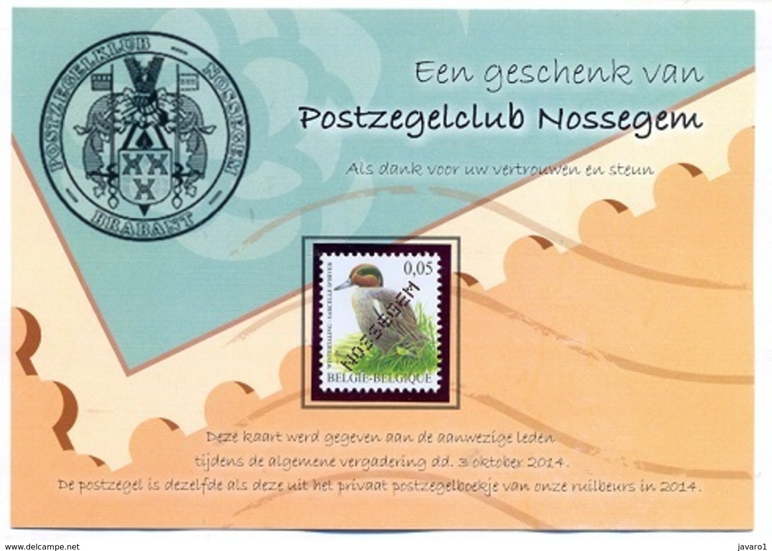 BUZIN : Perfin : NOSSEGEM Gift Folder - 1985-.. Uccelli (Buzin)