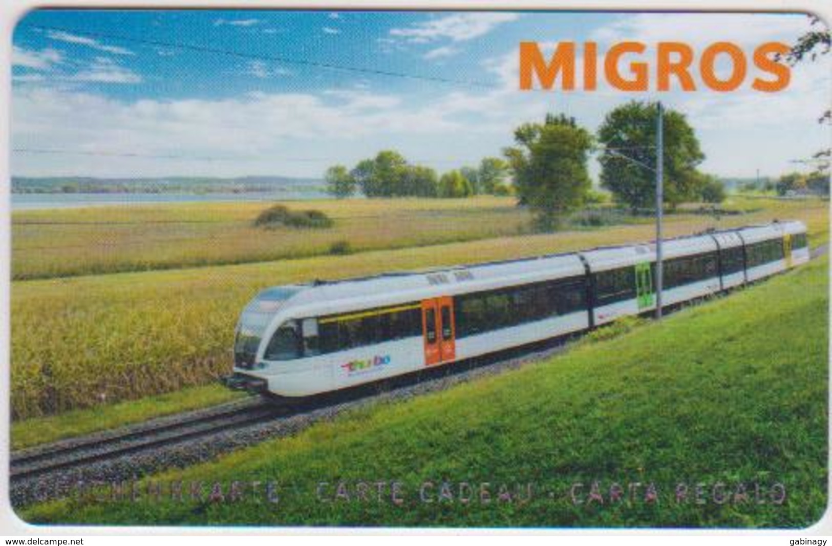 GIFT CARD - SWITZERLAND - MIGROS 340 - TRAIN - Gift Cards