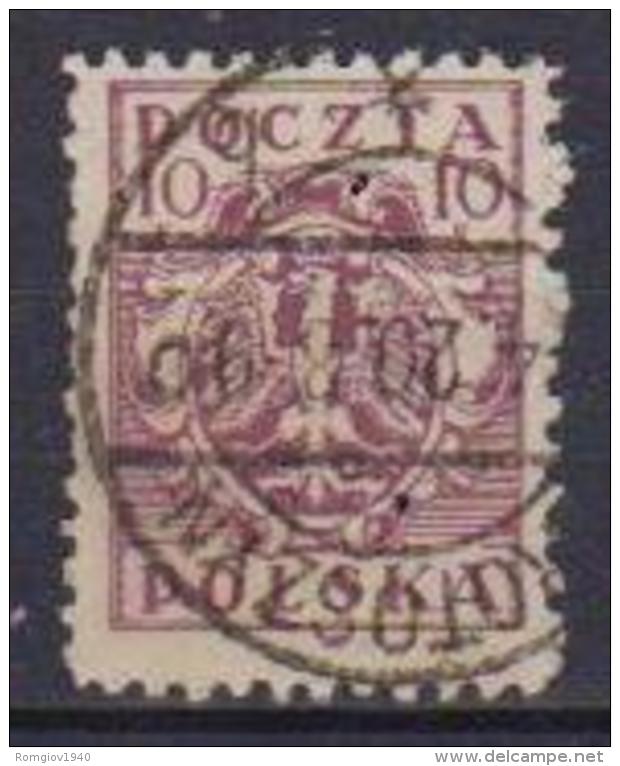 POLONIA  1919  POLONIA DEL NORD YVERT. 161 USATO VF - Usati