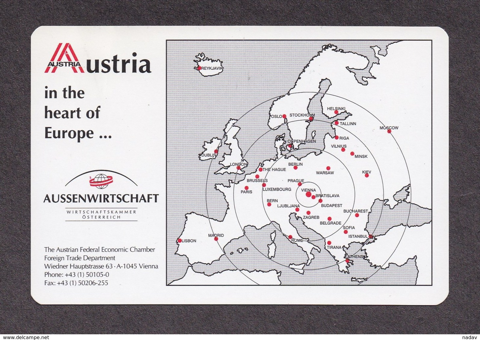 1996,  Calendars  Of Austria- 0170 - Small : 1991-00