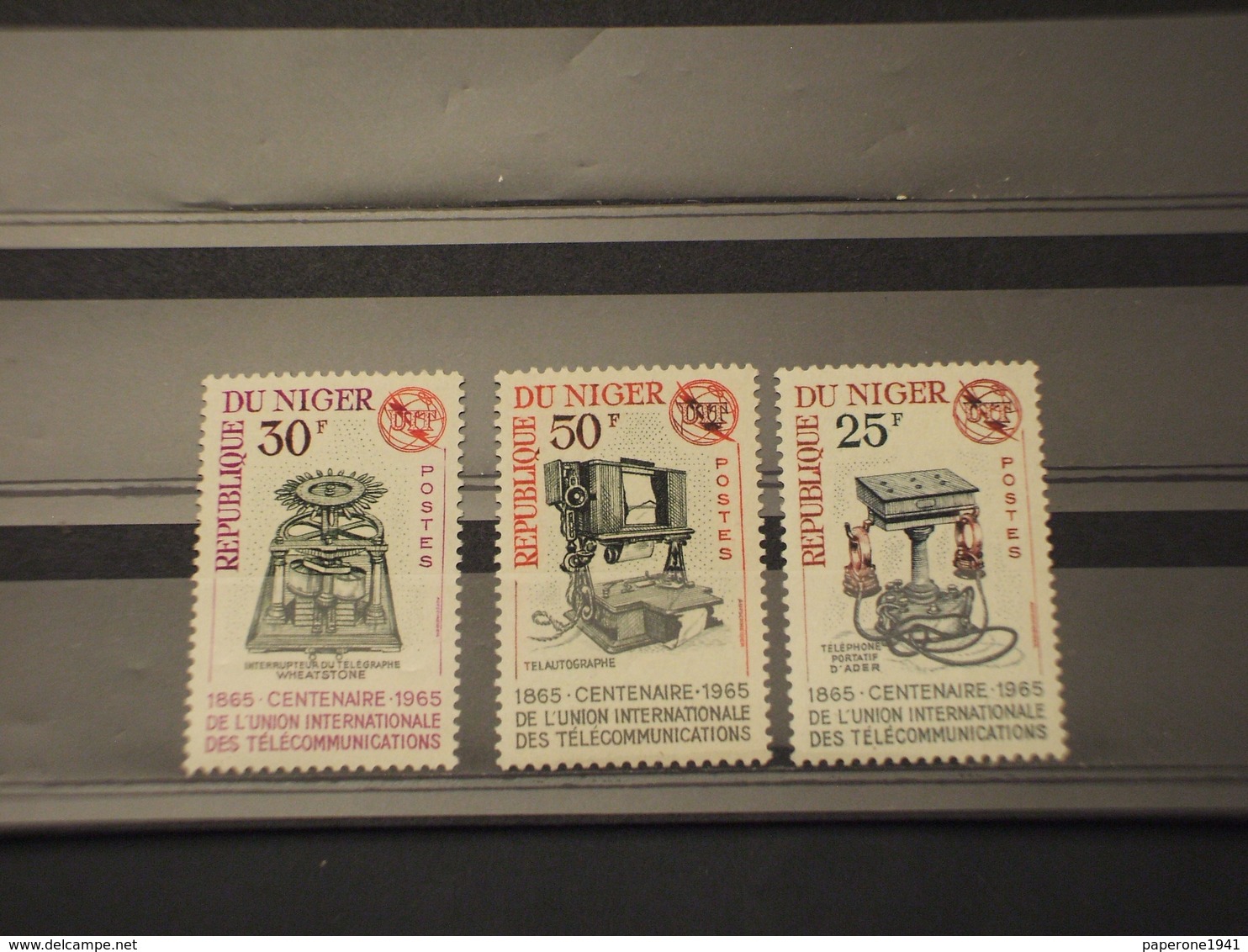 NIGER  1965 UIT  3  VALORI - NUOVO(++) - Niger (1960-...)