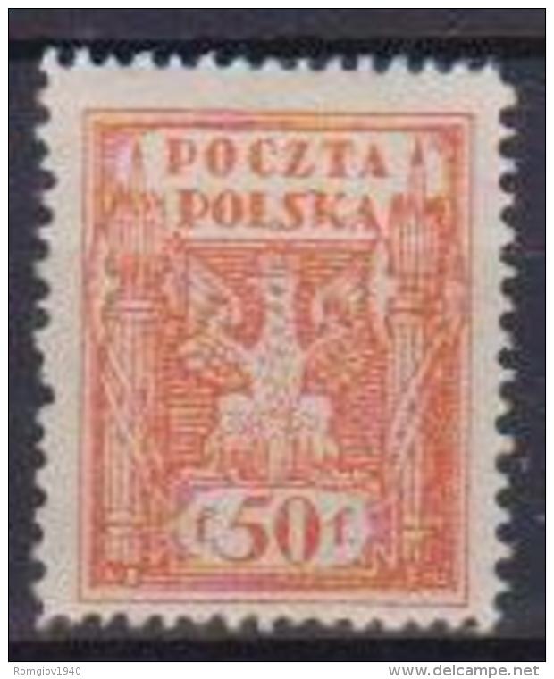 POLONIA  1922-23 EMESSO PER IL TERRITORIO DELL'ALTA SILESIE YVERT. 246 MLH VF - Usati