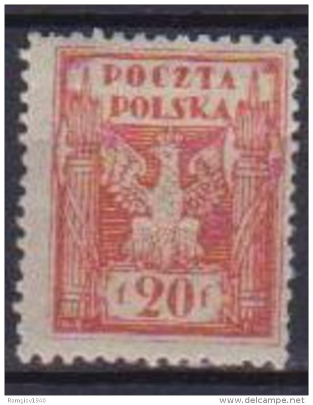 POLONIA  1922-23 EMESSO PER IL TERRITORIO DELL'ALTA SILESIE YVERT. 244 MLH VF - Usati