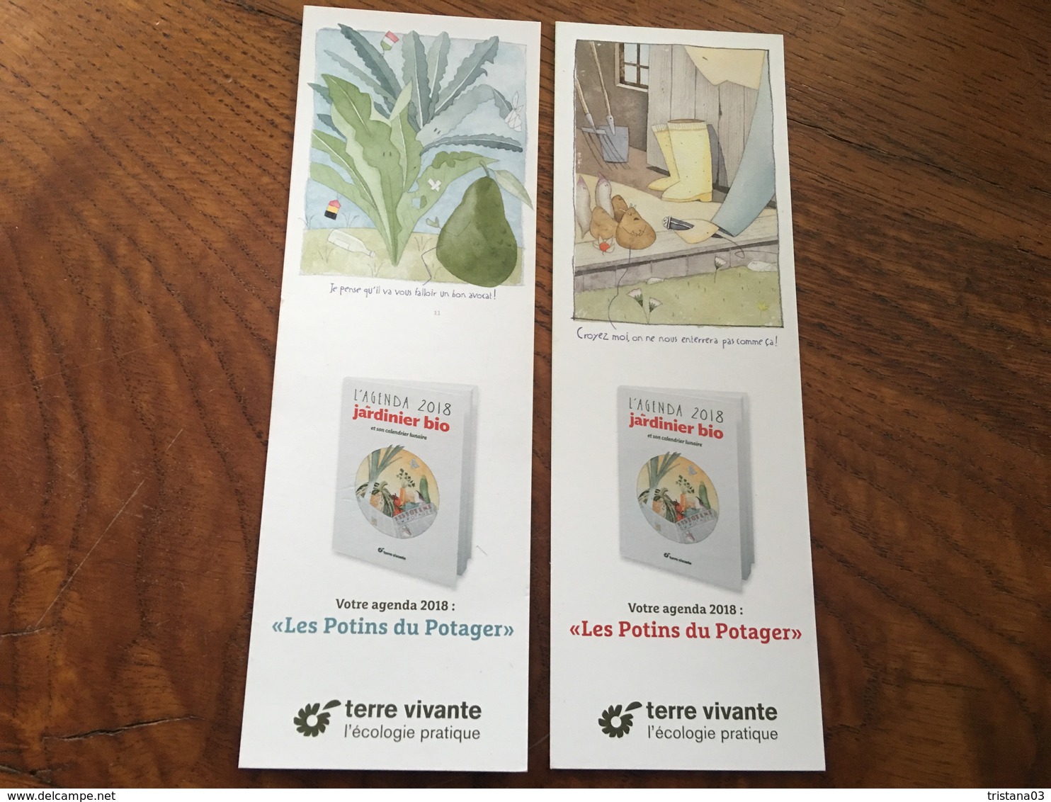 Marque Page Terre Vivante X2 - Bladwijzers