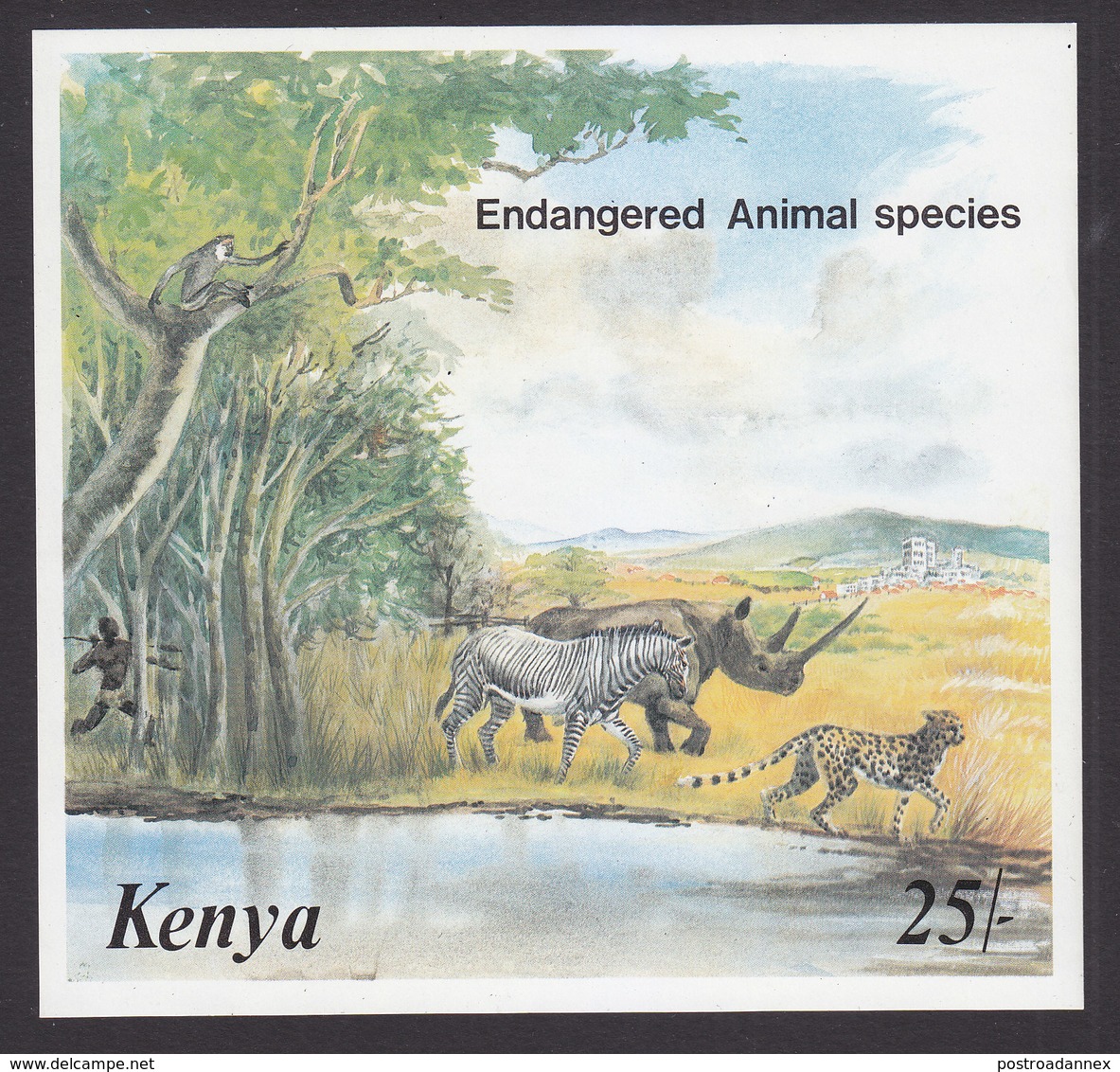 Kenya, Scott #359, Mint Never Hinged, Endangered Species, Issued 1985 - Kenya (1963-...)