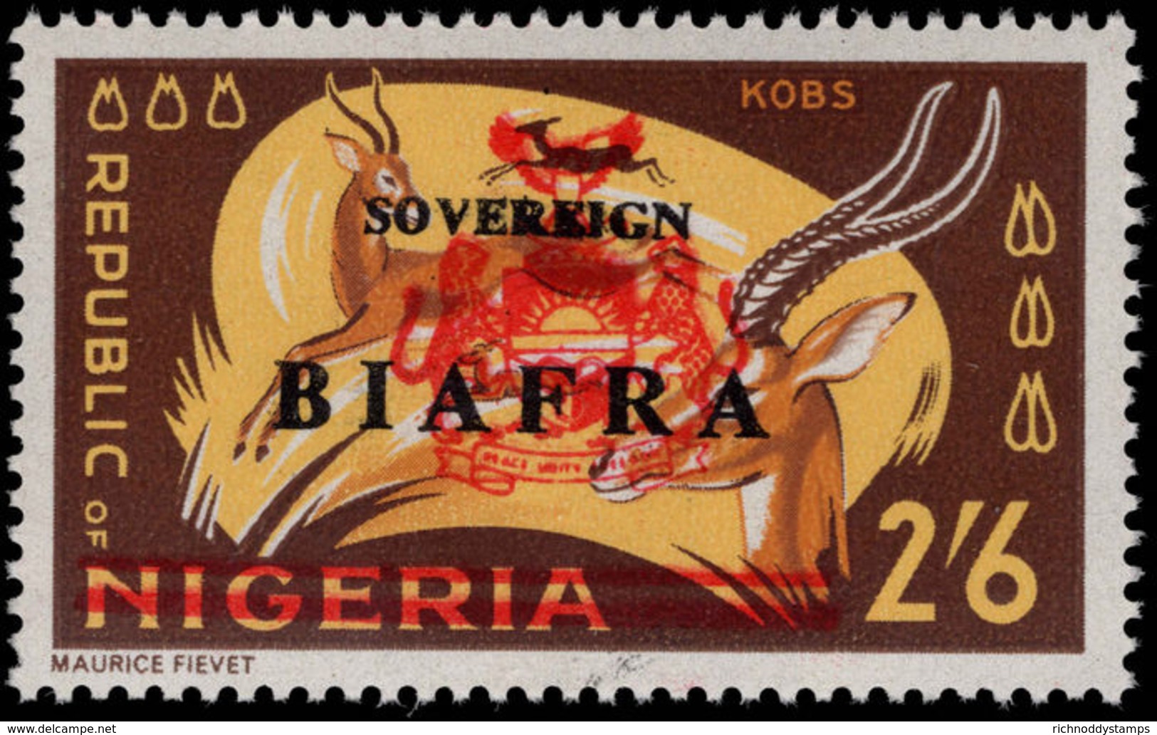 Biafra 1968 2s6d Kobs Unmounted Mint. - Nigeria (1961-...)