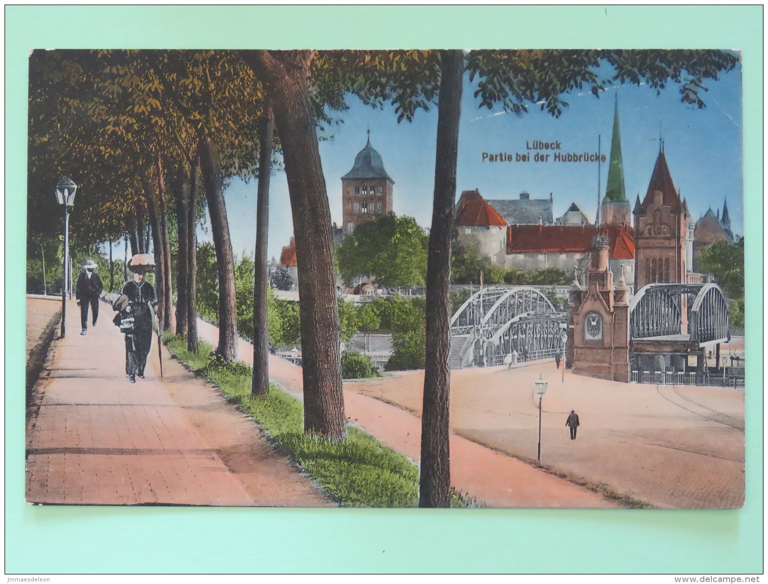 Germany Around 1920 Unused Postcard ""Lubeck Bridge"" - Other & Unclassified