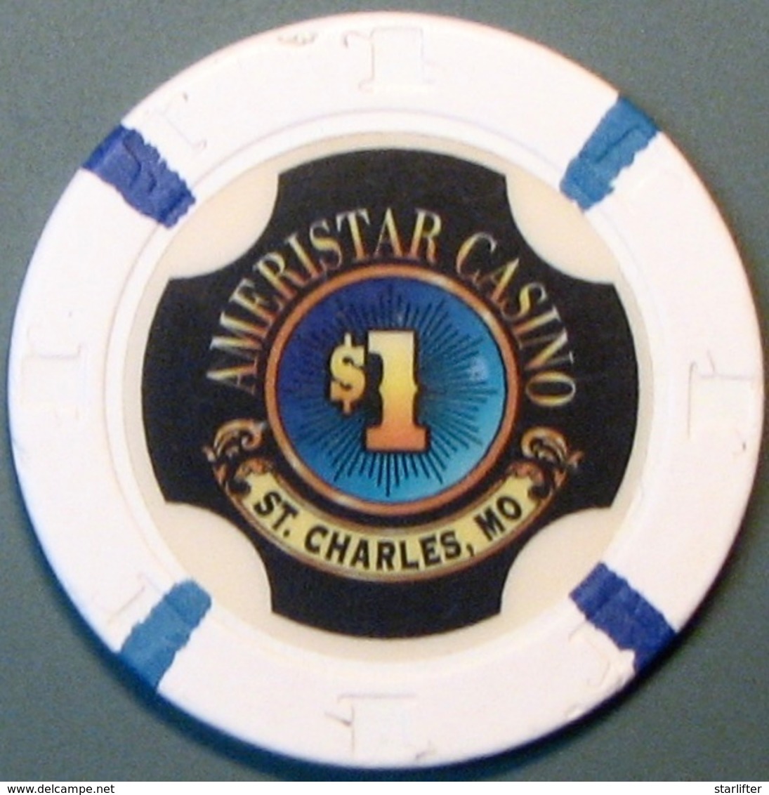 $1 Casino Chip. Ameristar, St Charles, MO. G78. - Casino