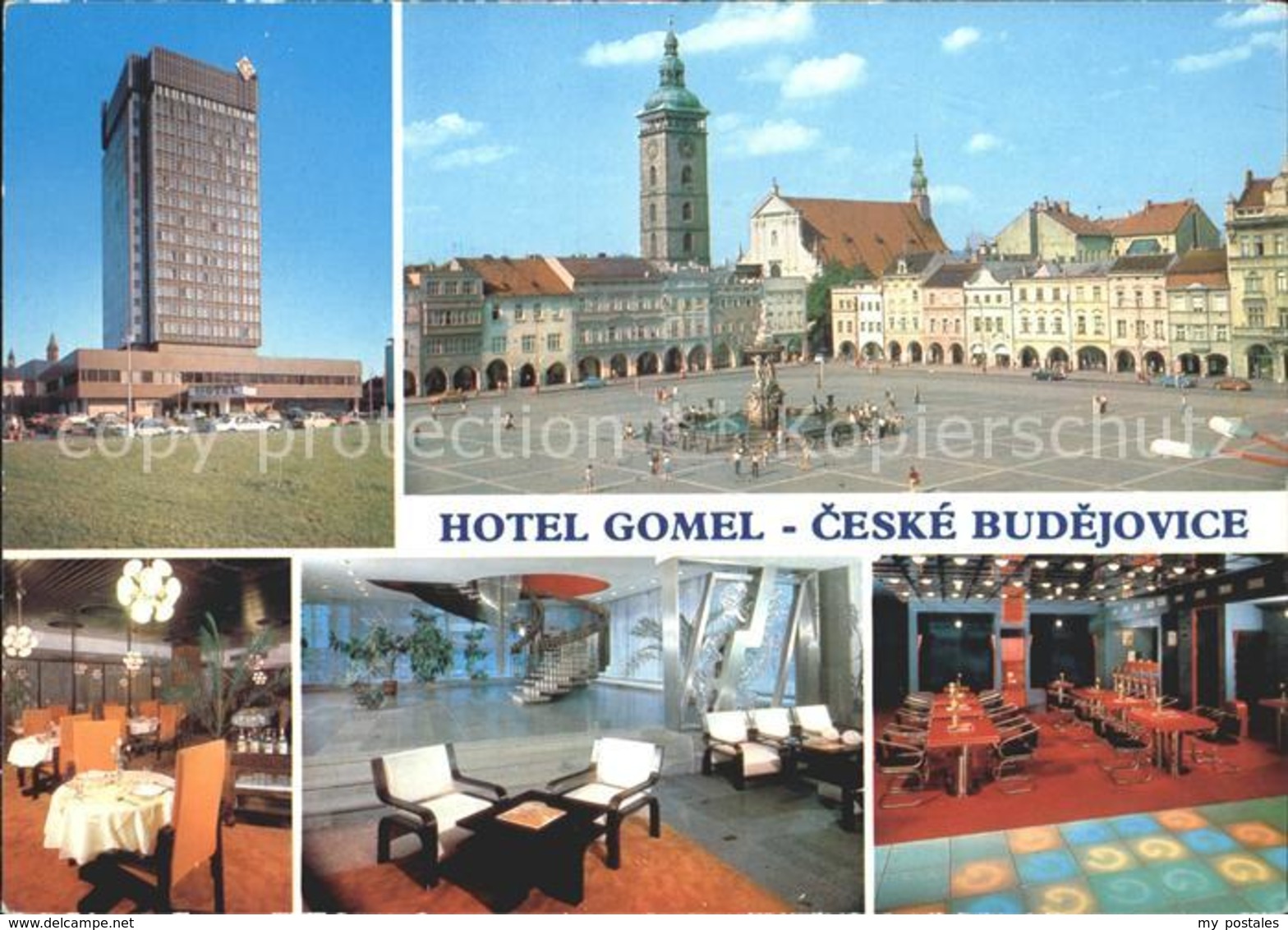 72051465 Ceske Budejovice Hotel Gomel Zihkovo Namesti Restaurace Druzba Vstupni - Schneeberg