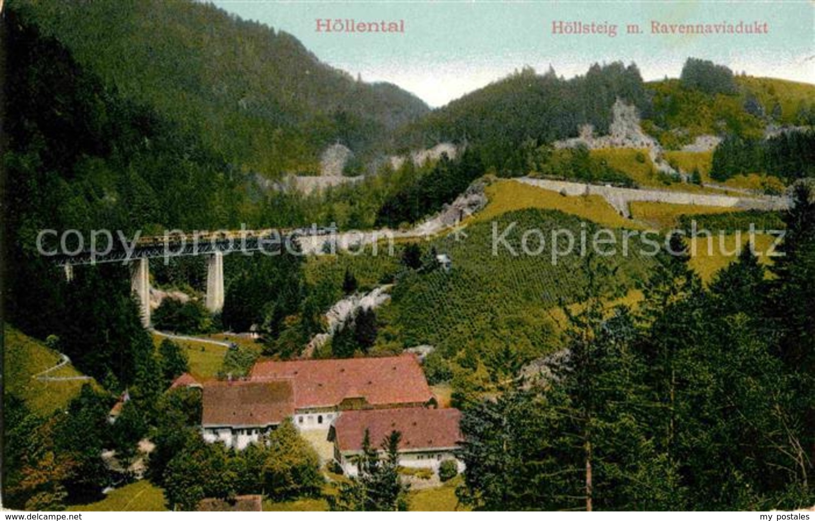 42810992 Hoellsteig Hoellental Ravennaviadukt Hinterzarten - Hinterzarten