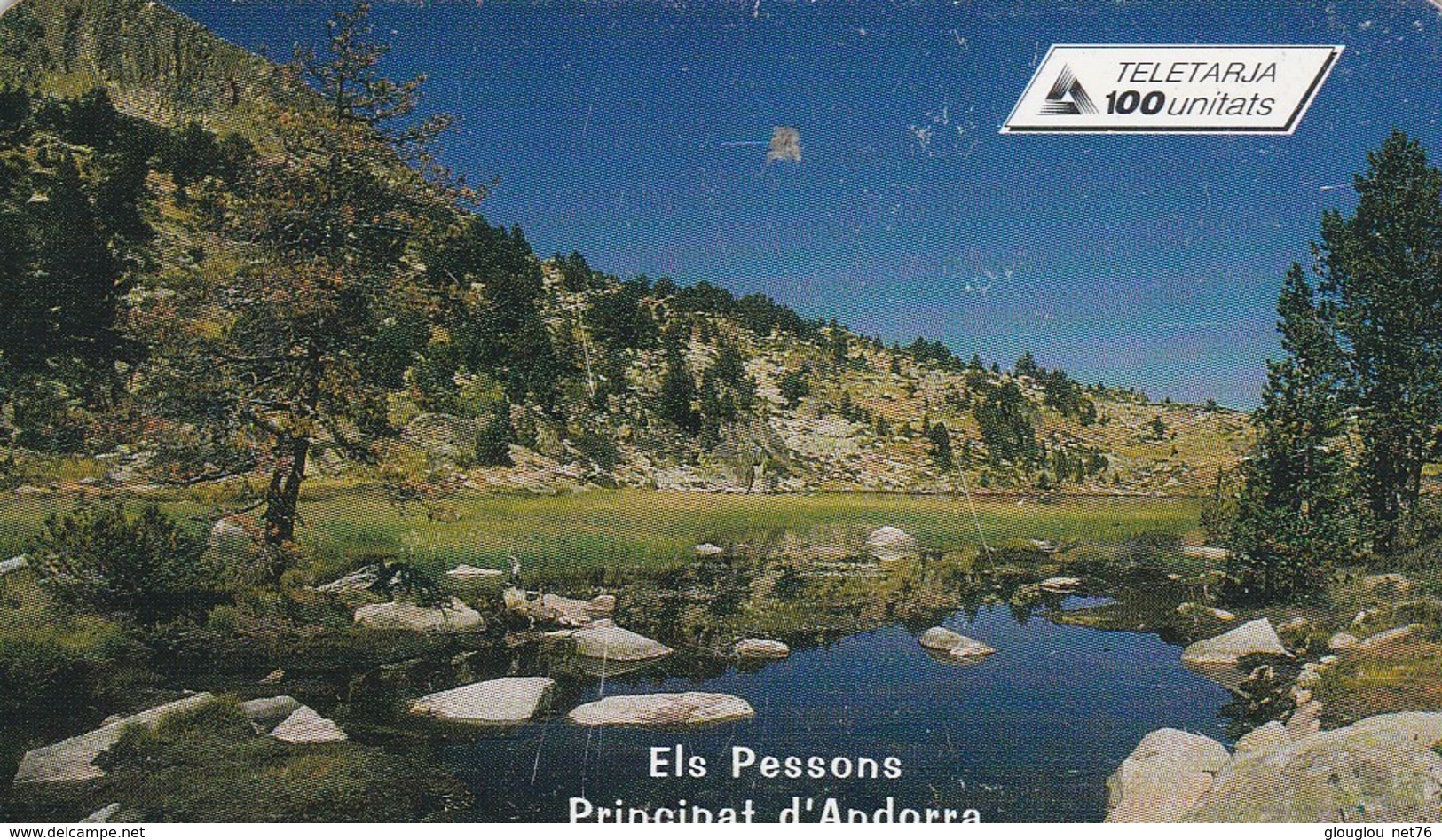 TELECARTE 100 UNITATS  ANDORRE  ELS PESSONS - Andorra