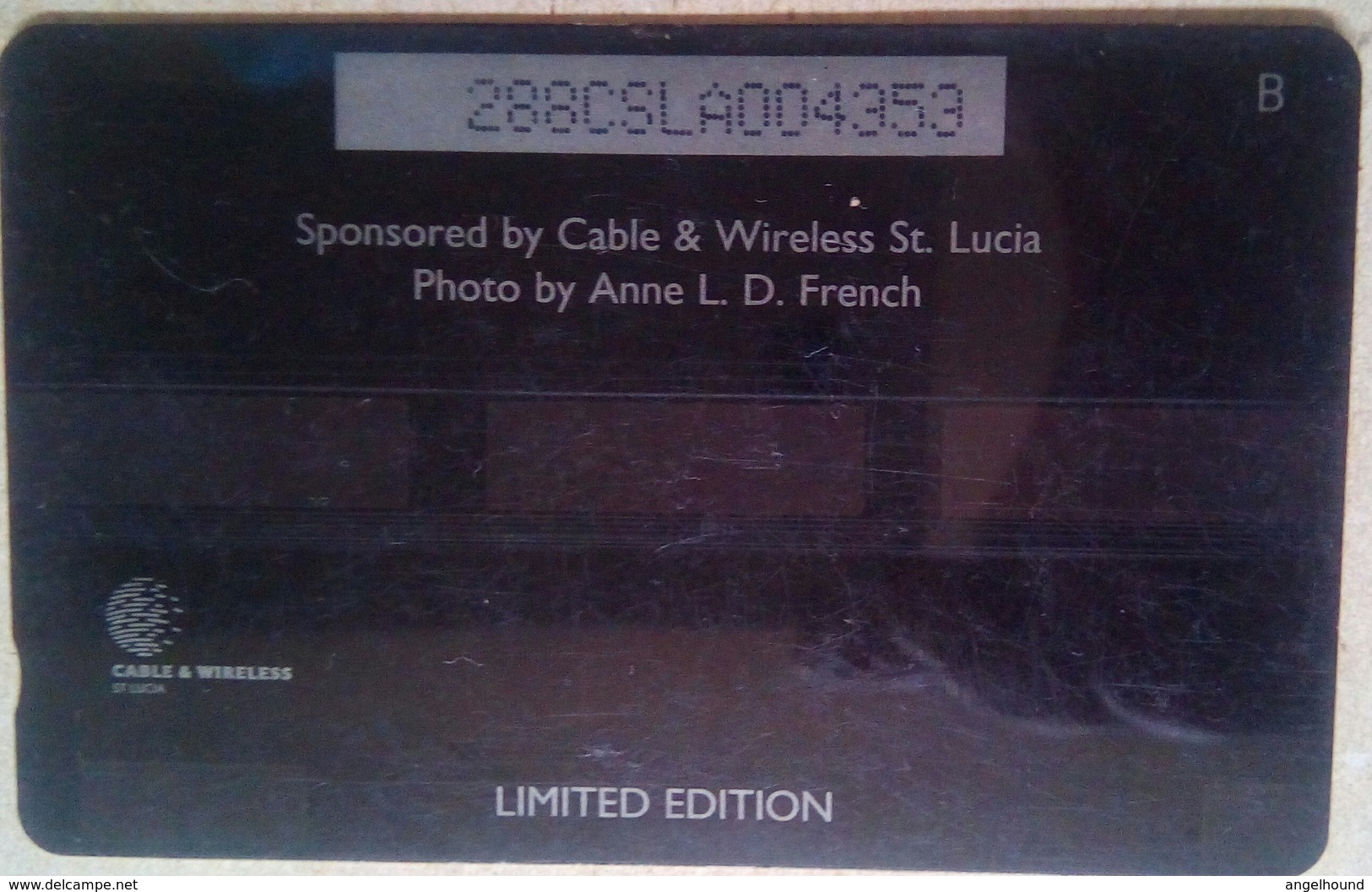 Saint Lucia Cable And Wireless 288CSLA  EC$10 " St. Lucia Red Cross " - Saint Lucia