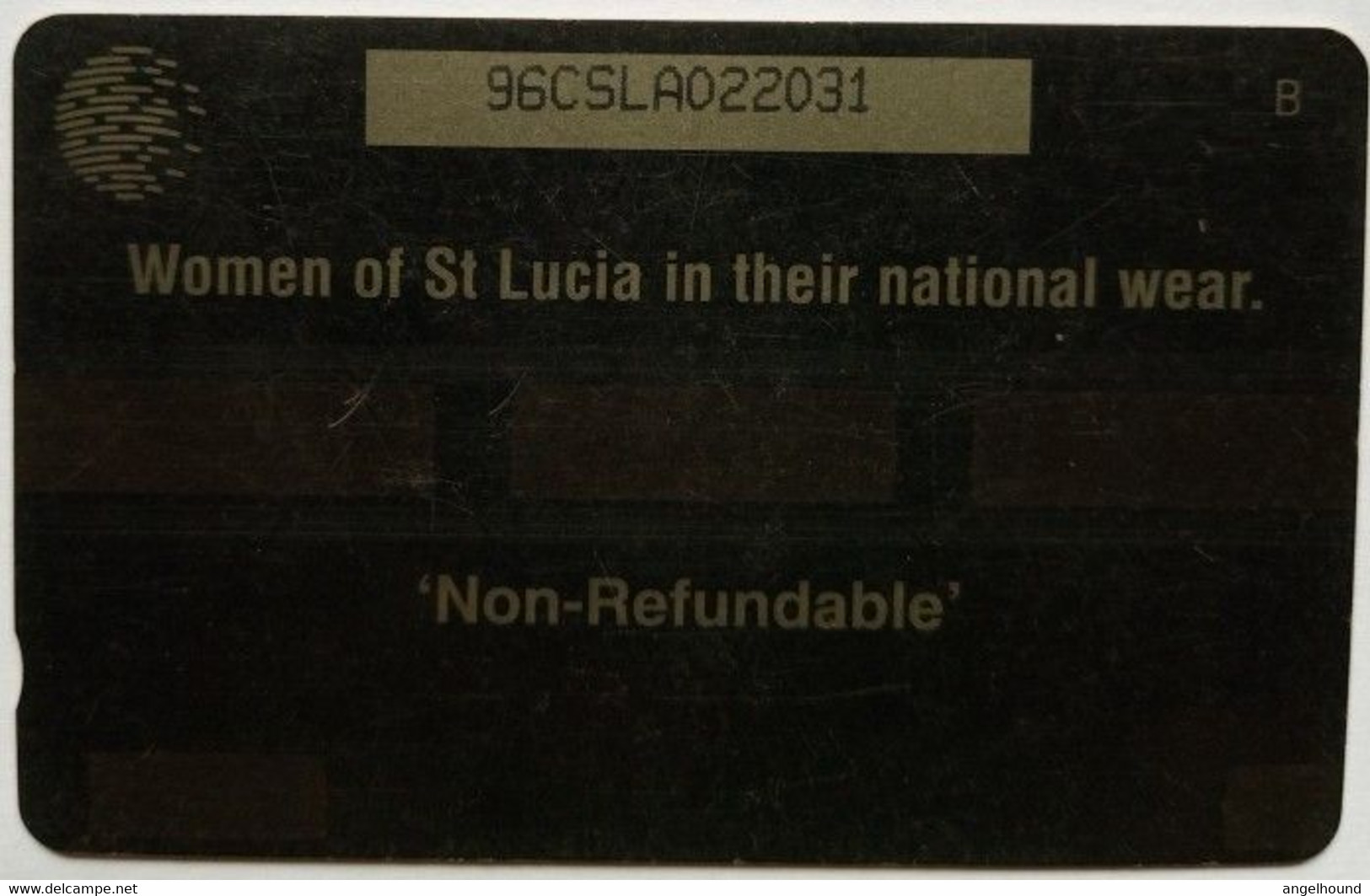 Saint Lucia Cable And Wireless 96CSLA  EC$20 "Women Of St Lucia In National Dress " - St. Lucia