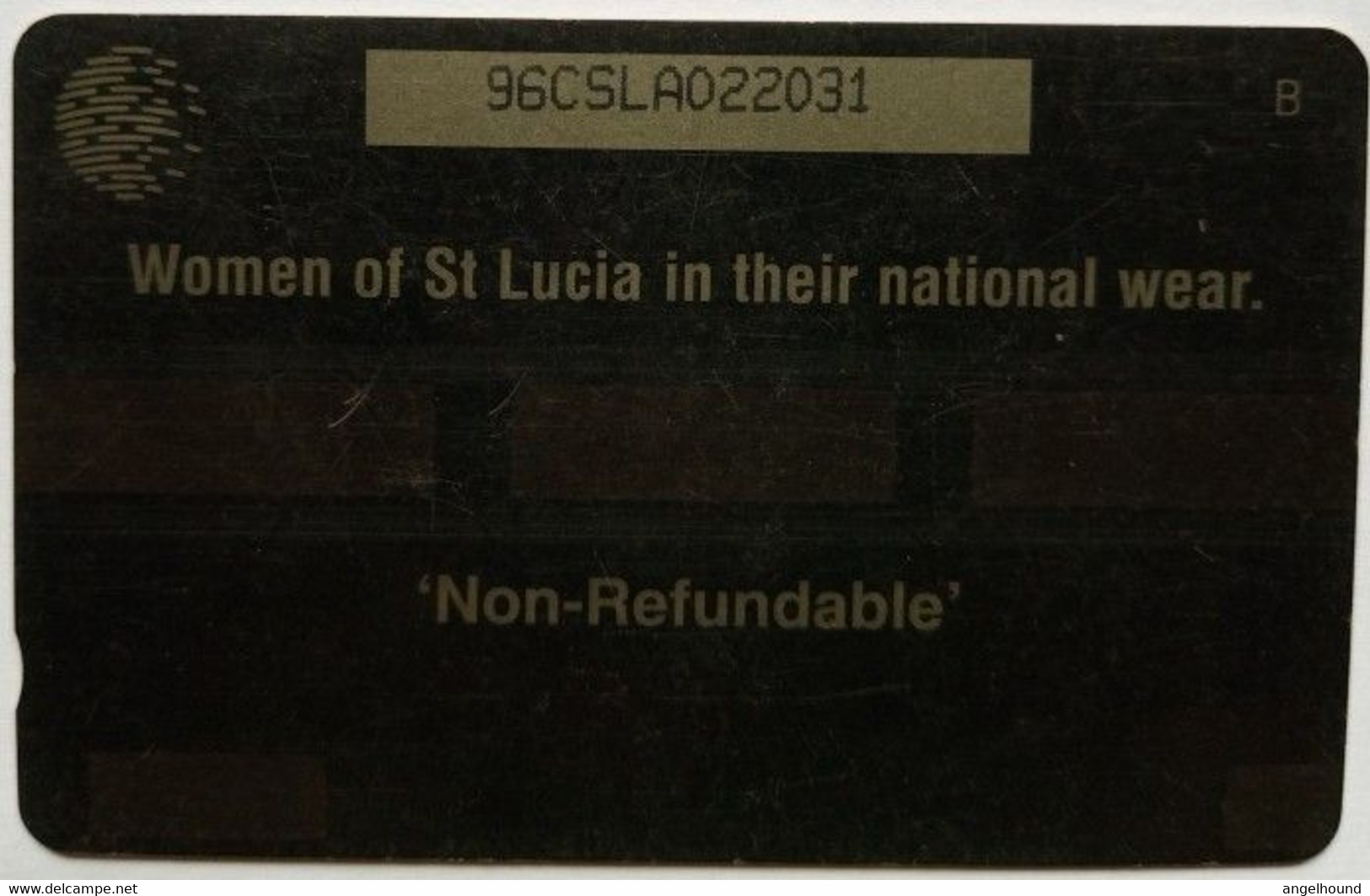 Saint Lucia Cable And Wireless 96CSLA  EC$20 "Women Of St Lucia In National Dress " - Saint Lucia