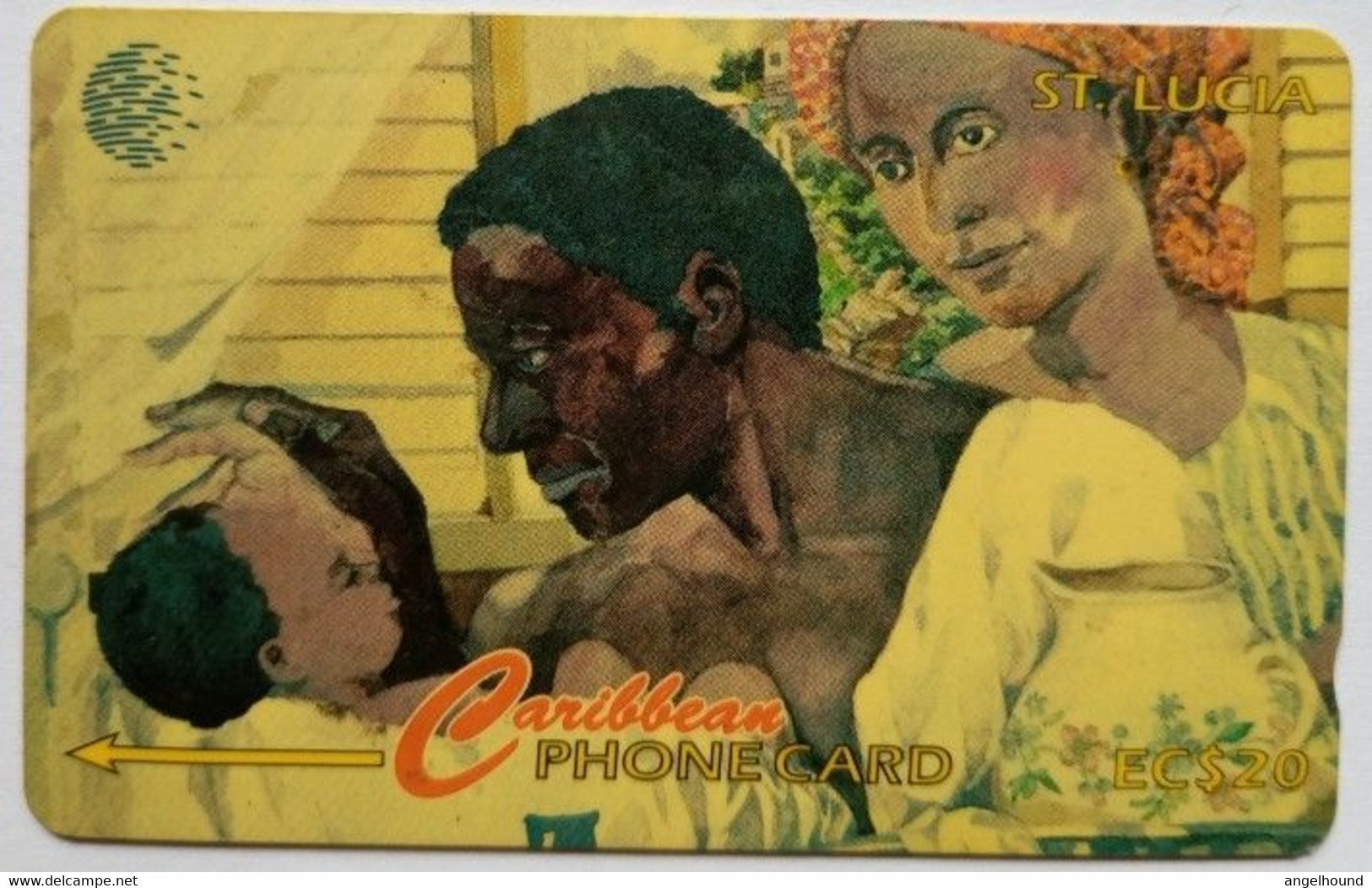 Saint Lucia Cable And Wireless 60CSLA  EC$20 "People Of St Lucia - Family " - St. Lucia