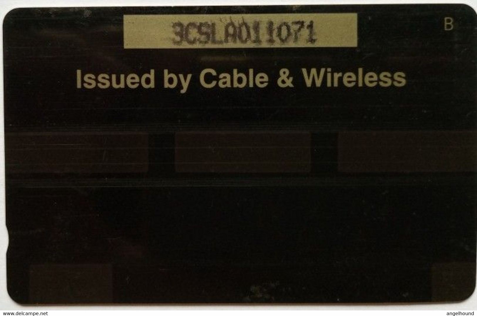 Saint Lucia Cable And Wireless 3CSLA  EC$10  " Coastline (without  Logo) " - Sainte Lucie