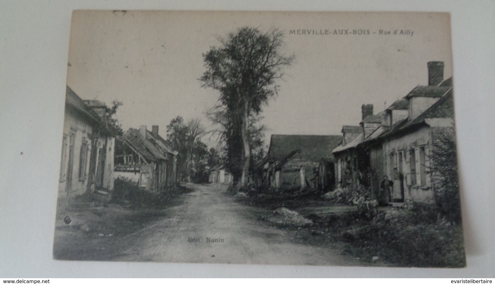 MERVILLE AUX BOIS : Rue D'AILLY - Autres & Non Classés